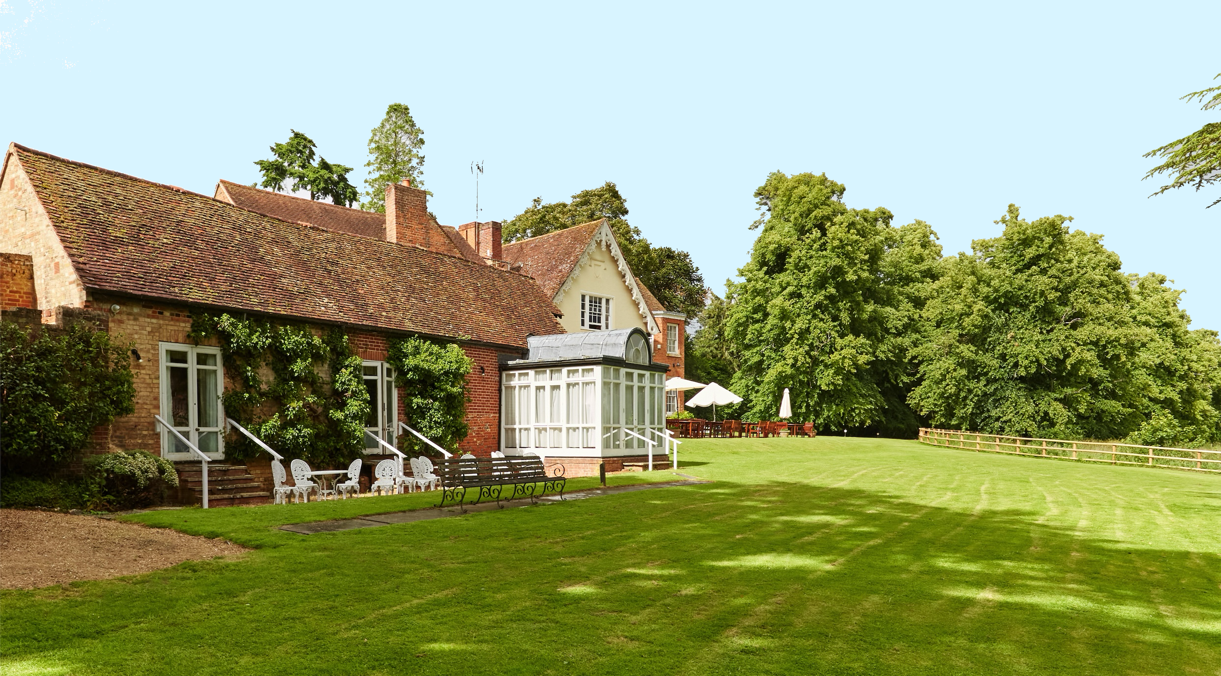 External Hotel & Garden copy Flitwick Manor Hotel Garden